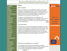 Tablet Screenshot of gezondheidshandboek.nl
